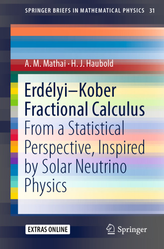 Erdélyi–Kober Fractional Calculus: From a Statistical Perspective, Inspired by Solar Neutrino Physics