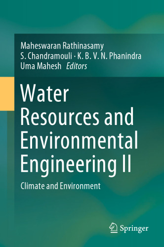 Water Resources and Environmental Engineering II: Climate and Environment
