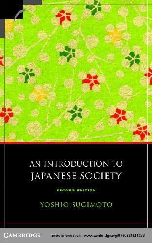 An Introduction to Japanese Society, Second Edition