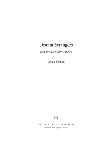 Distant Strangers: How Britain Became Modern