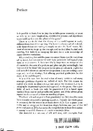 Complete Chess Strategy. - First Principles of the Middlegame