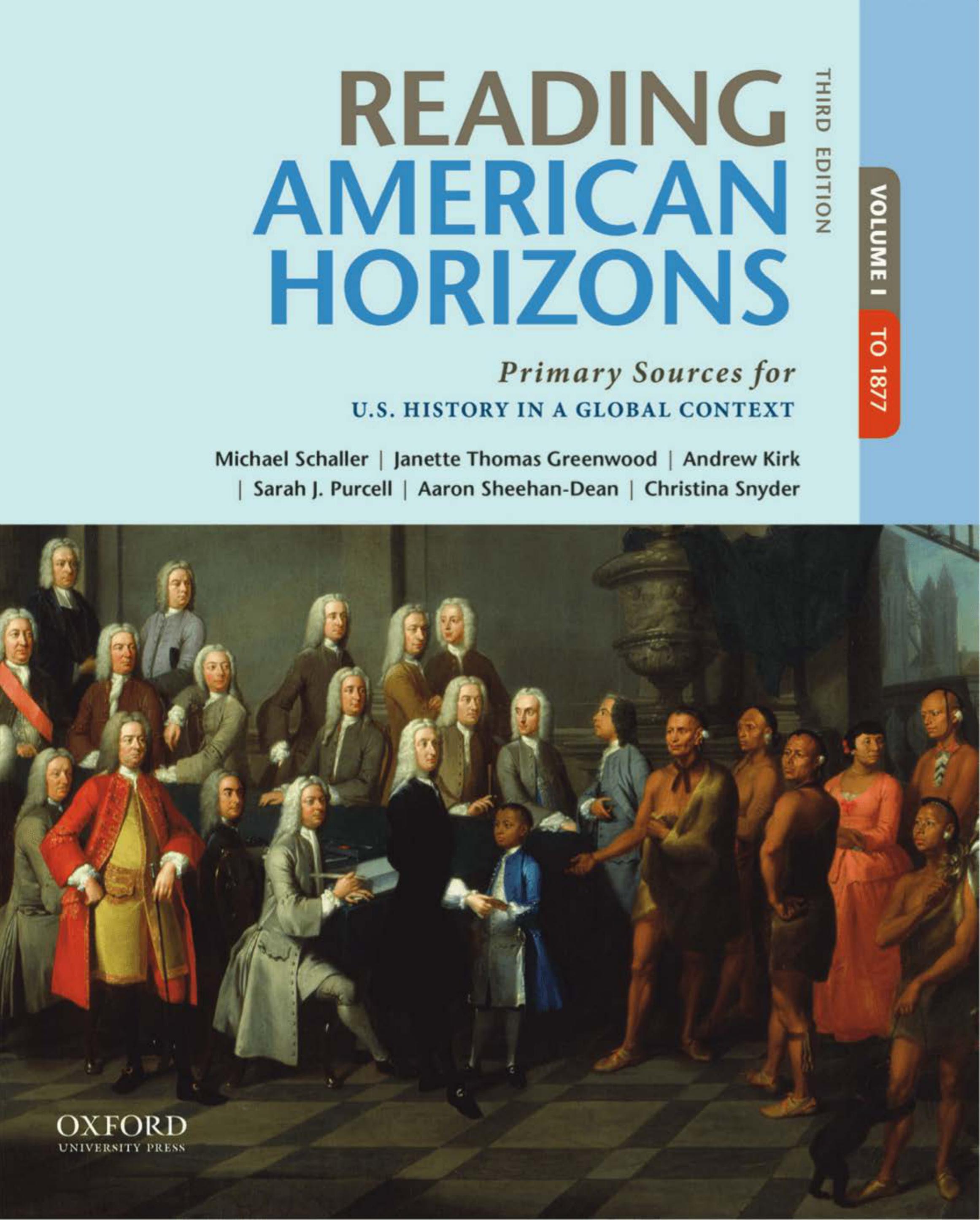 Reading : Primary Sources for U.S. History in a Global Context