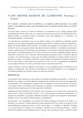 Capítulo 9 Bernstein Diabetes Solution