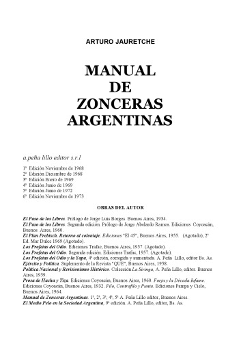 Manual de zonceras argentinas