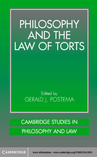 Philosophy law of torts