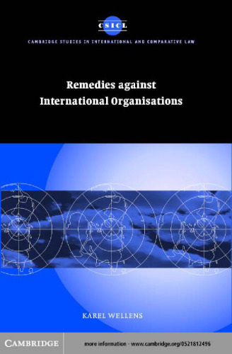 Remedies against int organisations