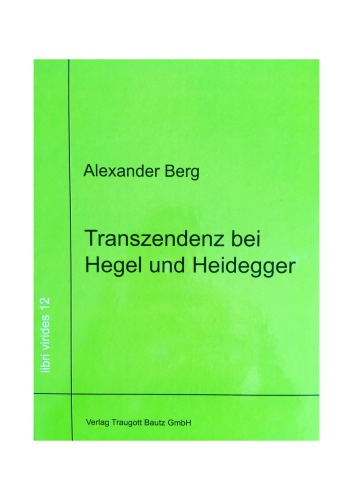 Transzendenz bei Hegel und Heidegger