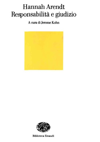 Responsabilita e giudizio