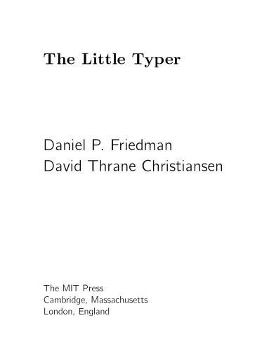 The little Typer (without illustrations)