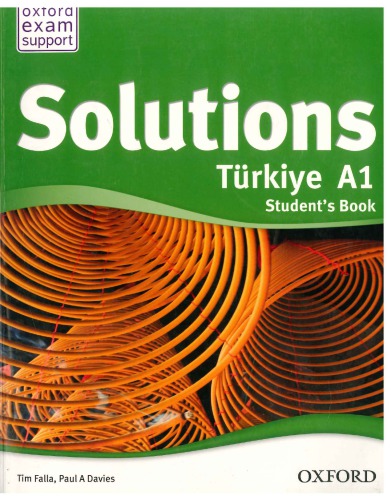 Solutions Türkiye A1 Student’s Book