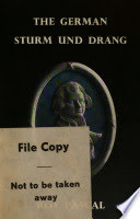 The German Sturm und Drang