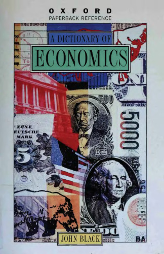A Dictionary of Economics