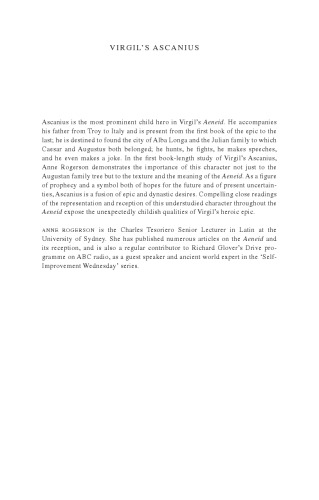 Virgil’s Ascanius: Imagining the Future in the Aeneid