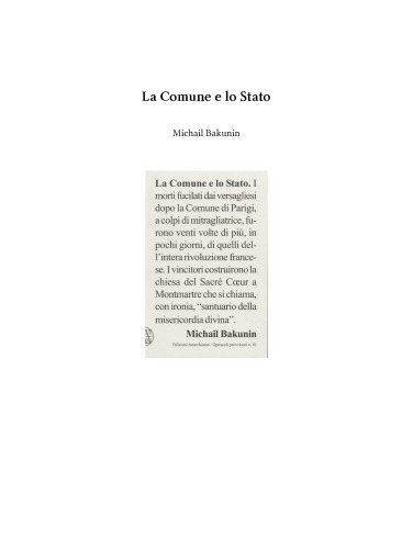 La Comune e lo Stato