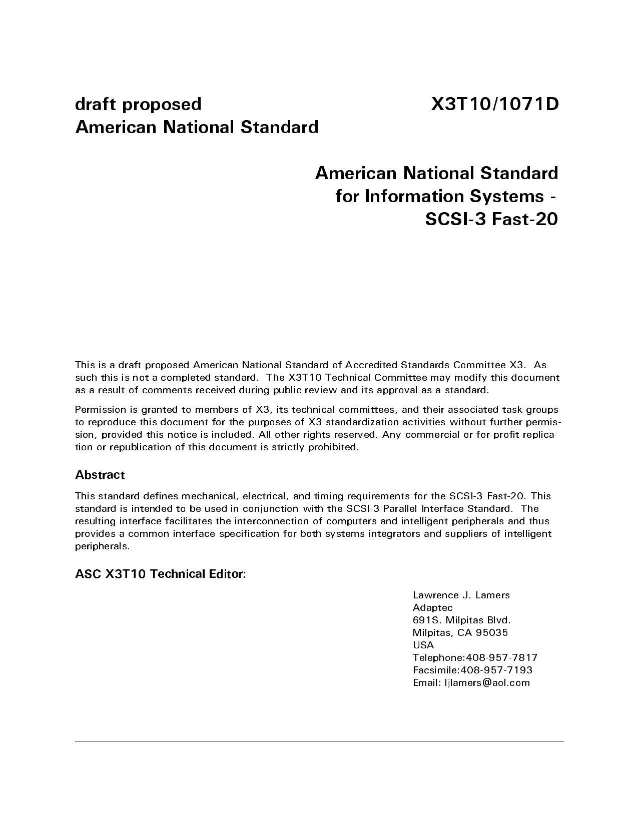 SCSI-3 Fast-20 (F20 r06)