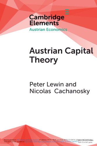 Austrian Capital Theory