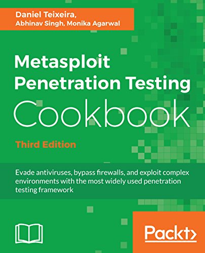 Metasploit Penetration Testing Cookbook: Evade antiviruses, bypass firewalls, and exploit complex environments with the most widely used penetration testing framework