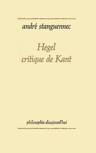 Hegel critique de Kant