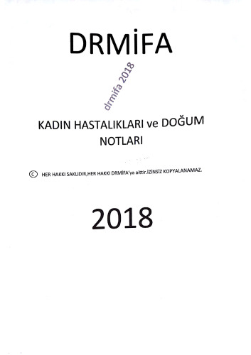 Kadın Doğum Ders Notları