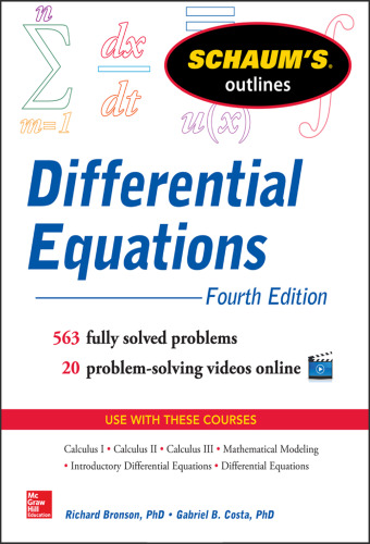 Schaum’s Outline of Differential Equations