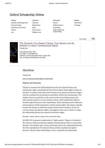 The Dynamic Free Speech Clause Free Speech and its Relation to Other Constitutional Rights