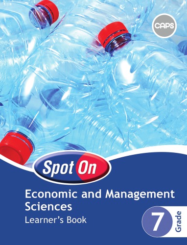 Economic and management sciences. Grade 7, Learner’s book