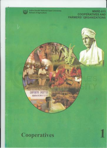 Post-Graduate Certificate in Agriculture Policy (PGCAP) Part-III