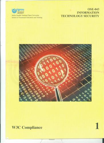 Advanced Certificate in Information Security (ACISE) Part-I