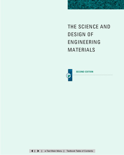 Science and Design of Engineering Materials