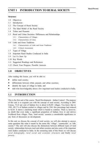 M. A. in Rural Development (MARD)