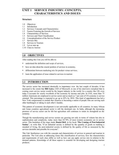 Master of Tourism and Travel Management(MTTM) Semester-IV