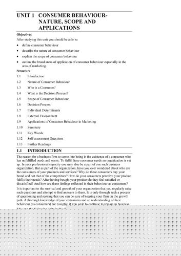 MBA-Specialisation Streams (Marketing)