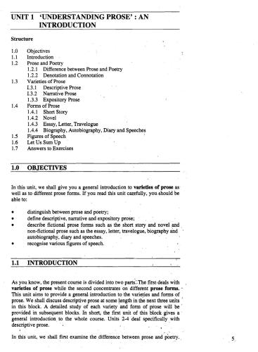 B.A. English (Elective Part-1.2)