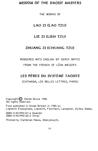 Wisdom of the Daoist Masters