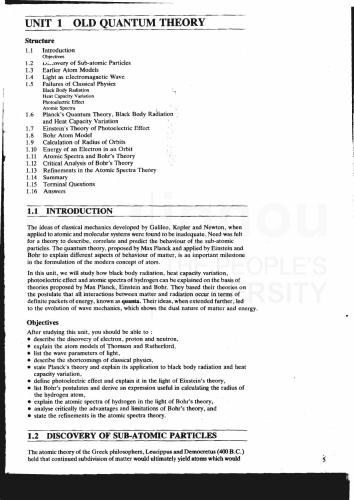 BDP-Elective Course-Bachelor of Sciences (B.Sc) Chemistry