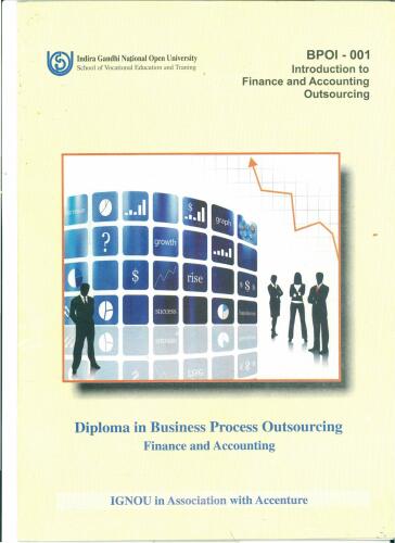 Diploma in Business Process Outsourcing-Finance and Accounting (DBPOFA) Part 1