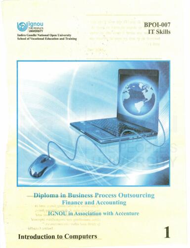 Diploma in Business Process Outsourcing-Finance and Accounting (DBPOFA) Part 4