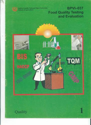 Diploma in Production of Value Added Products from Cereals, Pulses and Oilseeds (DPVCPO) Part - 4