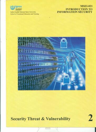 Post Graduate Diploma in Information Security (PGDIS) Part 2