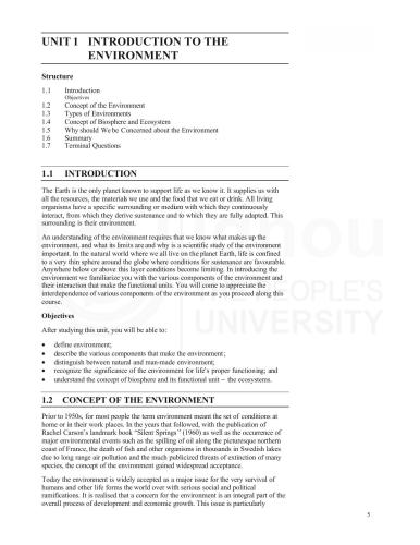 Post-Graduate Diploma in Environment and Sustainable Development (PGDESD)