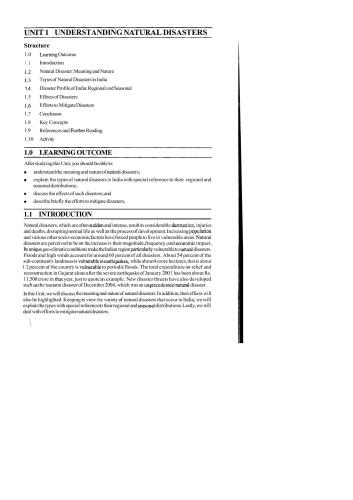 Post Graduate Diploma in Disaster Management (PGDDM)