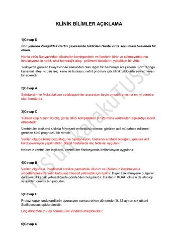 TUS’un karakuTUS’u 4.Tus Deneme Sınav Kitapçığı ve Açıklamalı Cevaplı Kitapçığı