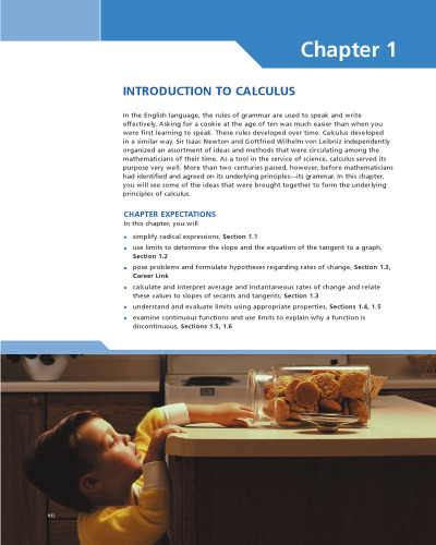 Nelson Calculus and Vectors 12: Student Book