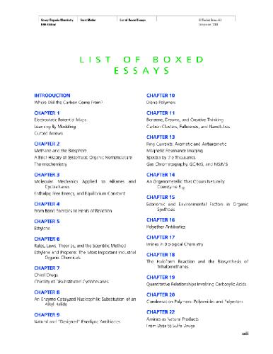 Organic Chemistry  763-797-919-9, 656-810-813-8, 475-484-485-8, 250-251-252-2