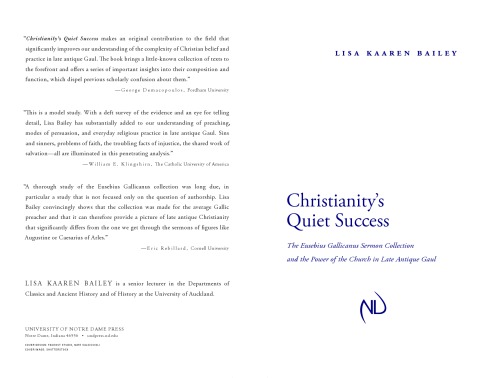 Christianity’s Quiet Success: The Eusebius Gallicanus Sermon Collection and the Power of the Church in Late Antique Gaul