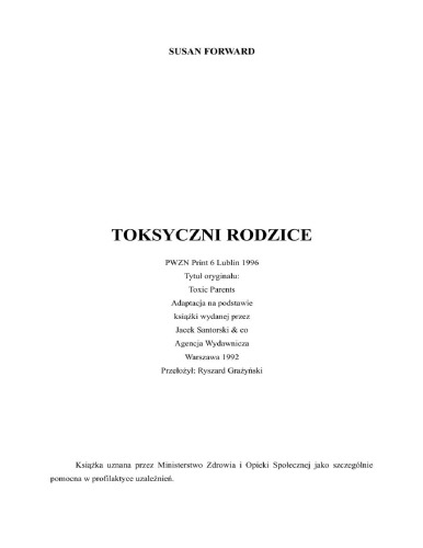 Toksyczni rodzice