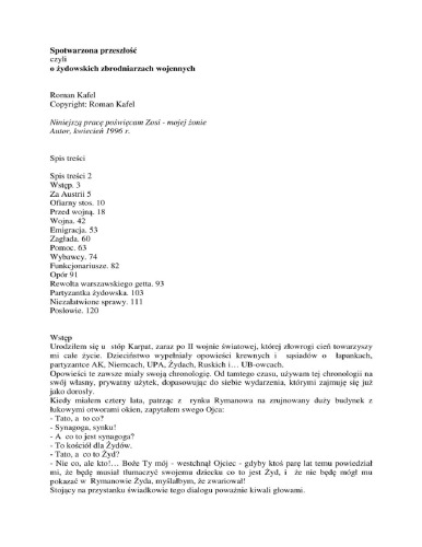 Spotwarzona przeszłość czyli o żydowskich zbrodniarzach wojennych