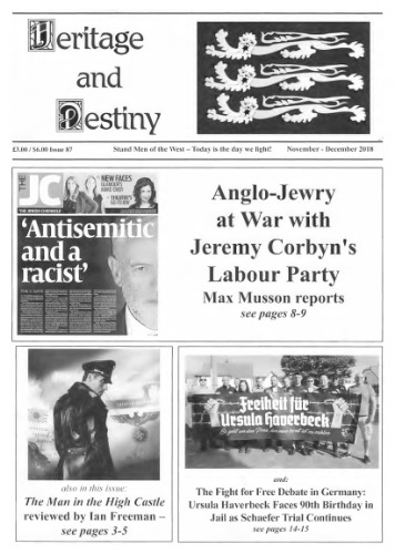 Heritage and Destiny 87 (2018 Nov-Dec)