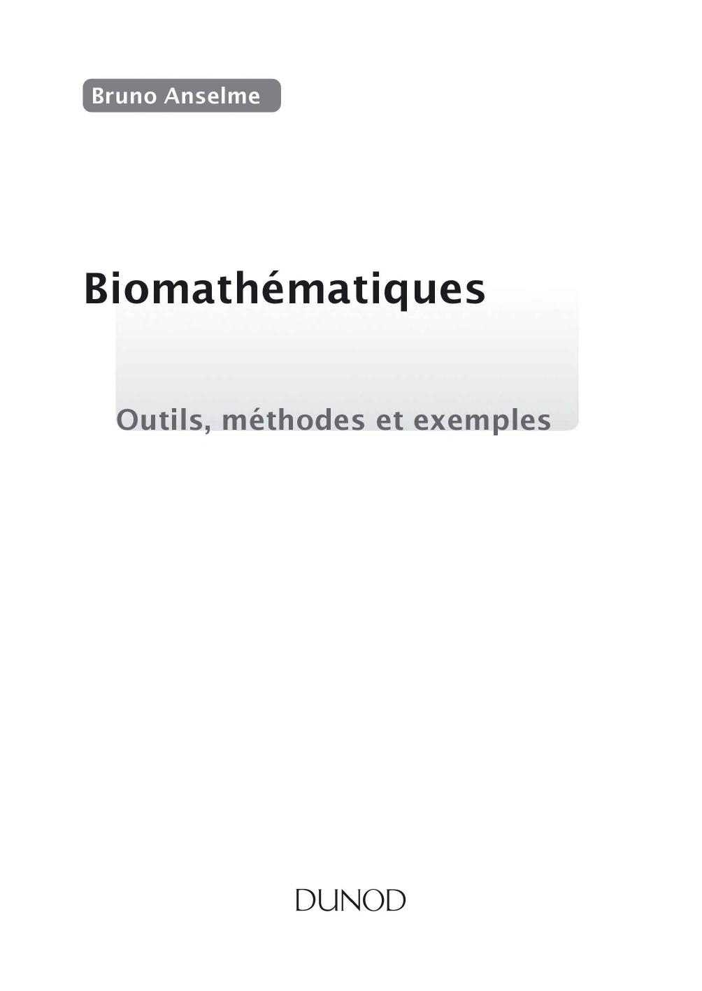 Biomathématiques