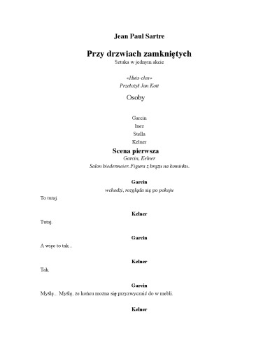 Przy drzwiach zamkniętych